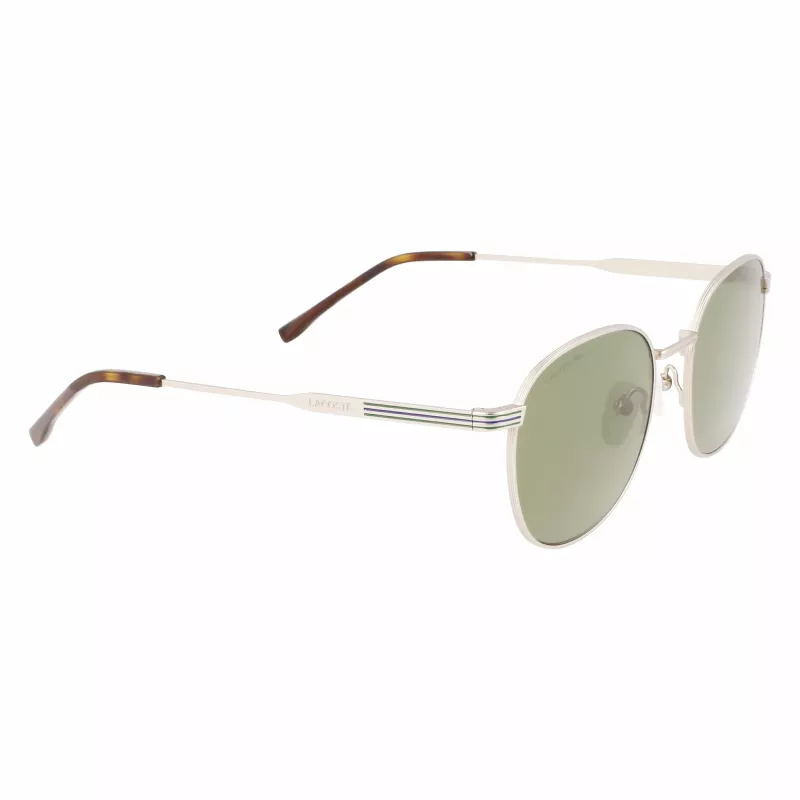 Lacoste L251S-40 Unisex Rechteckige Sonnenbrille Dunkelblauer Rahmen Graue Gläser 52mm