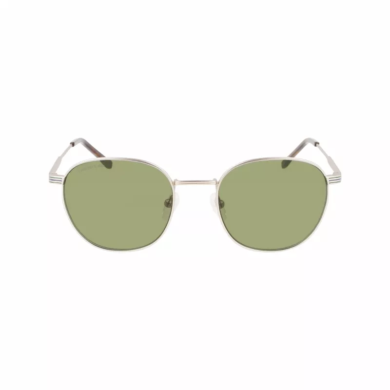 Lacoste L251S-40 Unisex Rechteckige Sonnenbrille Dunkelblauer Rahmen Graue Gläser 52mm
