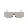 LACOSTE L253S-6219101 Unisex Rechteckige Sonnenbrille 62/19/150 mm Schwarz/Grau