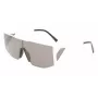 LACOSTE L253S-6219101 Unisex Rechteckige Sonnenbrille 62/19/150 mm Schwarz/Grau
