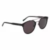 Lacoste L263S-2 Herren Rechteck-Sonnenbrille - Schwarzer Rahmen, Graue Gläser, 53mm