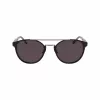 Lacoste L263S-2 Herren Rechteck-Sonnenbrille - Schwarzer Rahmen, Graue Gläser, 53mm
