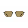 LACOSTE L277S-5519002 Herren Rechteck-Sonnenbrille - Schwarzer Acetatrahmen, Graue Polycarbonatgläser, UV400-Schutz