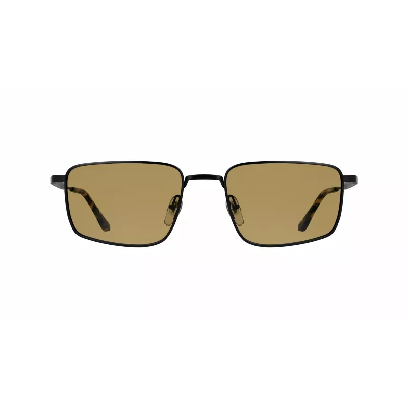LACOSTE L277S-5519002 Herren Rechteck-Sonnenbrille - Schwarzer Acetatrahmen, Graue Polycarbonatgläser, UV400-Schutz