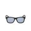 Lacoste L3651SRG-001 Unisex-Sonnenbrille - Schwarzer Acetatrahmen, graue Polycarbonatgläser, 48 mm Glasbreite