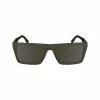 Lacoste L6009S-275 Herren Rechteck-Sonnenbrille - Havanna-Acetatrahmen, Braune Polycarbonatgläser, UV400-Schutz