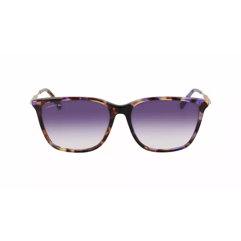 Lacoste L6016S-219 Damen-Sonnenbrille Havana Braun Quadratisch Acetat