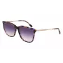 Lacoste L6016S-219 Damen-Sonnenbrille Havana Braun Quadratisch Acetat