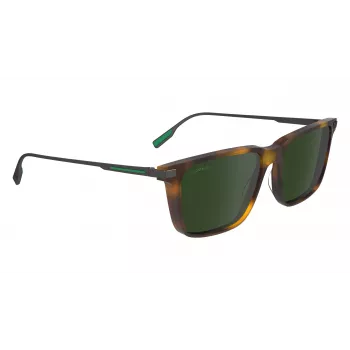 Lacoste L6017S-214 Herren-Sonnenbrille Havana Braun Verlauf 55mm