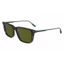 Lacoste L6017S5517240 Rechteckige Havana Sonnenbrille für Herren - Braune Gläser 55/17/145 mm