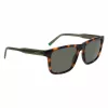 Lacoste L6025S-214 Herren Rechteck-Sonnenbrille - Havana/Grau - 56/17/145 mm
