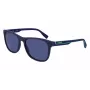 Lacoste L6031S-424 Herren Rechteck-Sonnenbrille - Blauer Rahmen, Graue Gläser, UV400