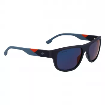 Lacoste L6042S-424 Herren Rechteck-Sonnenbrille Blau 55/17/145 mm