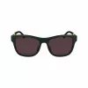 Lacoste L6043S-301 Herren Rechteckige Sonnenbrille - Grüner Rahmen, Graue Gläser, 56/18/145 mm