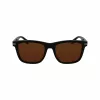 Lacoste L6045S-1 Herren-Sonnenbrille, Schwarzer Acetatrahmen, Graue Polycarbonatgläser, 54/19/145 mm