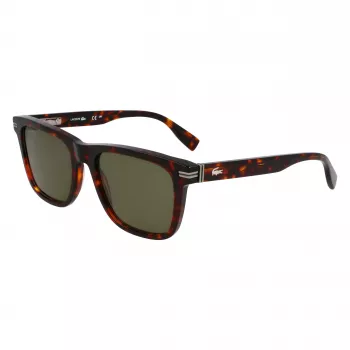 Lacoste L6045S-230 Herren Rechteck-Sonnenbrille Havana Braun 54mm