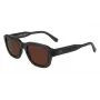 Lacoste L6048S-035 Sonnenbrille Herren Rechteckiger Acetatrahmen Dunkelgraue Gläser Grau 51mm