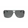 LACOSTE L6056S5916035 Unisex Rechteckige Sonnenbrille Havana Grün 59mm