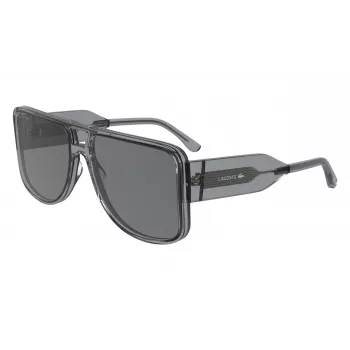 LACOSTE L6056S5916035 Unisex Rechteckige Sonnenbrille Havana Grün 59mm