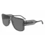 LACOSTE L6056S5916035 Unisex Rechteckige Sonnenbrille Havana Grün 59mm