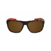 LACOSTE L664S-5517214 Unisex Sonnenbrille - Schwarzer Rahmen, Graue Gläser, 55/17/140 mm