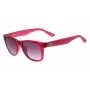 Lacoste L734S Unisex Rechteckige Sonnenbrille - Schwarzer Rahmen Graue Gläser 52/18/140 mm