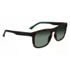 Lacoste L956S-230 Herren-Sonnenbrille Havana Braun Rechteckig Acetat 55mm
