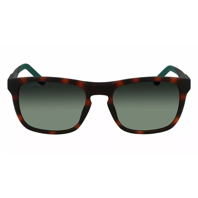 Lacoste L956S-230 Herren-Sonnenbrille Havana Braun Rechteckig Acetat 55mm