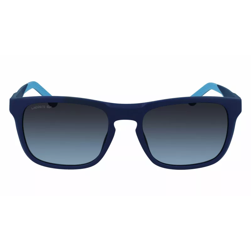 Lacoste L956S 401 Herren-Sonnenbrille, blauer Rahmen, graue Gläser, 55 mm