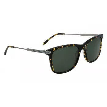 Lacoste L960S-430 Herren-Sonnenbrille, blauer Rahmen, graue Gläser, 56 mm