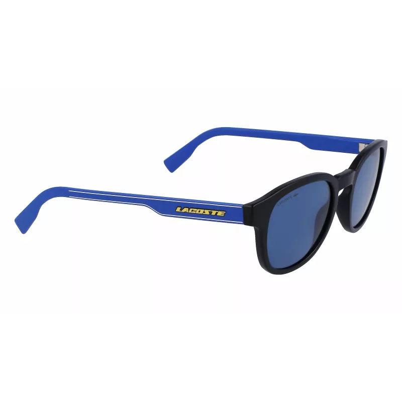 LACOSTE L968SX-002 Unisex Sonnenbrille Schwarzer Rahmen Graue Gläser 51mm