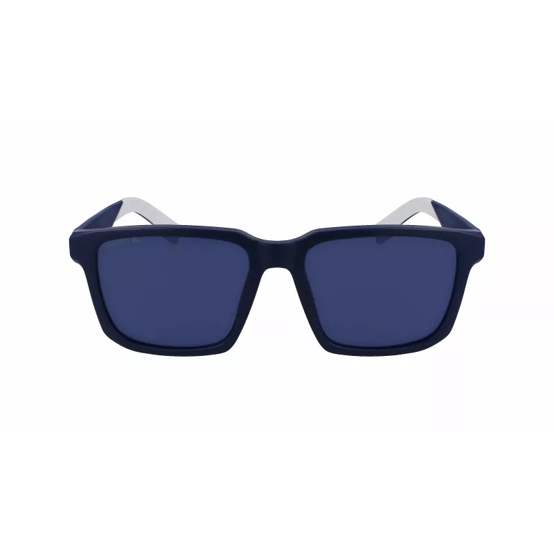 Lacoste L999S-401 Herren-Sonnenbrille - Havanna-Acetatrahmen, blaue Polycarbonatgläser, UV400-Schutz
