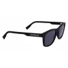 Lacoste Herren L988S-2 Rechteck-Sonnenbrille - Schwarzer Rahmen Graue Gläser 54mm