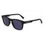 Lacoste Herren L988S-2 Rechteck-Sonnenbrille - Schwarzer Rahmen Graue Gläser 54mm