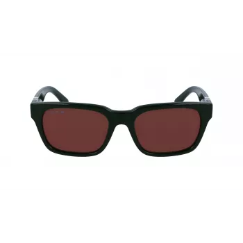 Lacoste Herren rechteckige Acetat-Sonnenbrille L6007S5418318 54/18/145 mm Grün