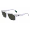 Lacoste Herren Rechteckige Sonnenbrille L6004S-970 Schwarz/Grau 55/19/145 mm