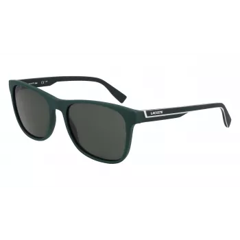 Lacoste Herren Rechteckige Sonnenbrille L6031S-301 Havana Grün 56/18/145 mm