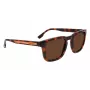 Lacoste Herren Rechteckige Sonnenbrille L951SRG-214 Havana Acetat Grüne Polycarbonat-Gläser 52/22/145 mm