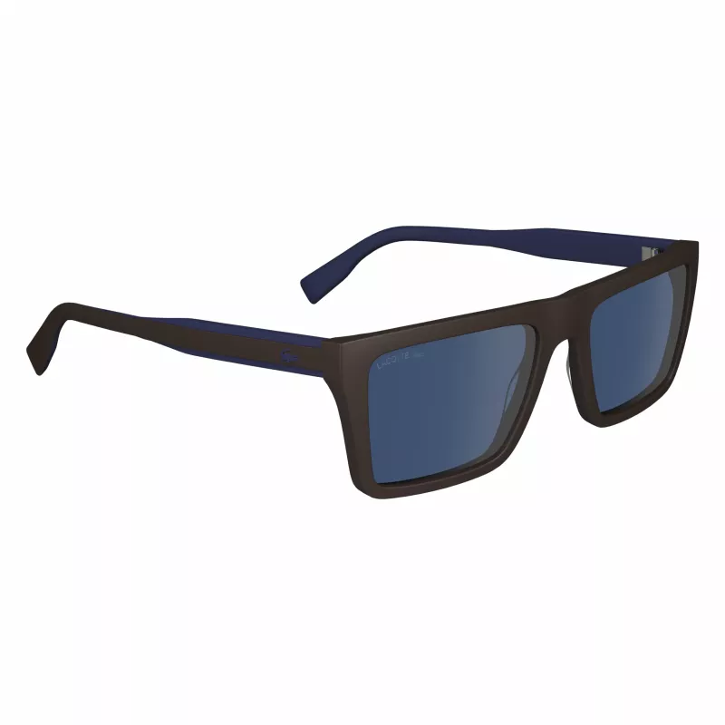 Lacoste Herren-Sonnenbrille L6009S-210 Havana Braun Rechteck 56/19/145 mm
