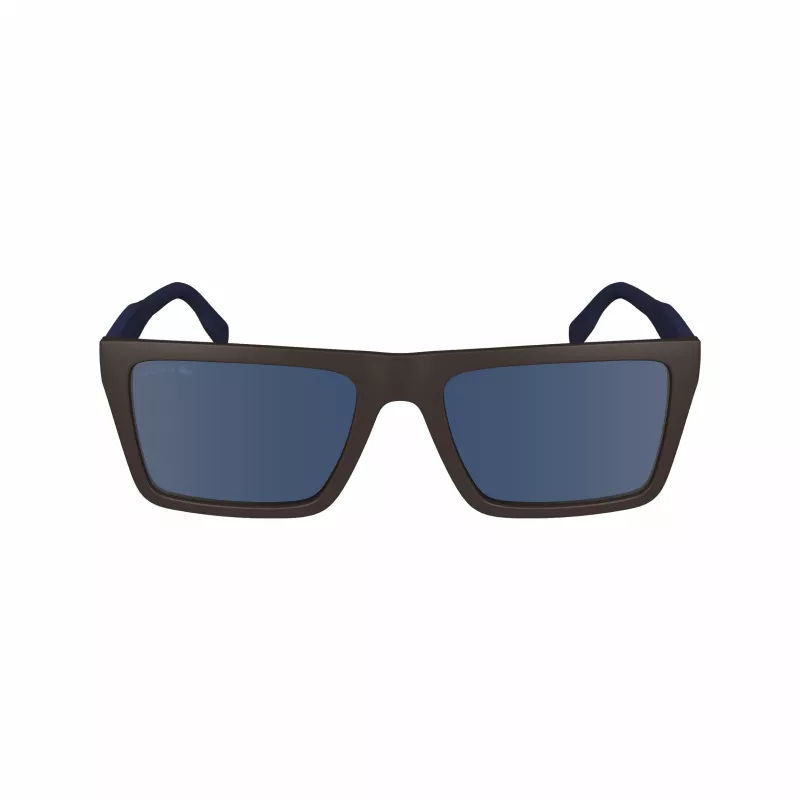 Lacoste Herren-Sonnenbrille L6009S-210 Havana Braun Rechteck 56/19/145 mm