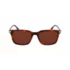 Lacoste Herren-Sonnenbrille L6035S5318214 - Havanna-Acetatrahmen, braune Gläser, 53 mm