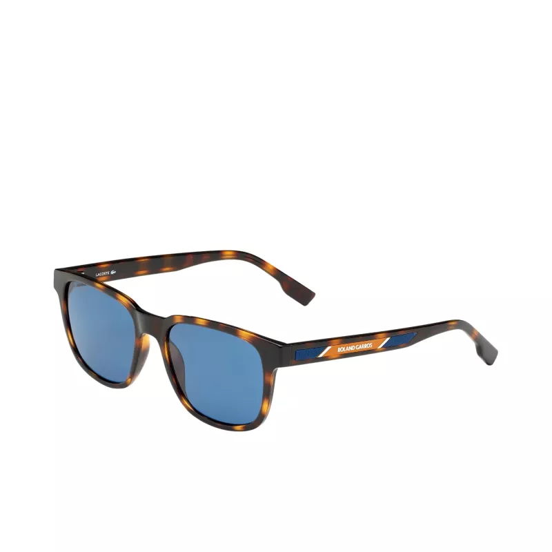 Lacoste Herren-Sonnenbrille L980SRG-242 Havana Braun Rechteckig Acetat 54/18/145 mm UV400