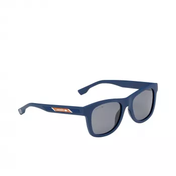 LACOSTE SUNGLASSES L3651SRG-400 Unisex Matt Blau Rechteckig Vollrand 48/17/130 mm