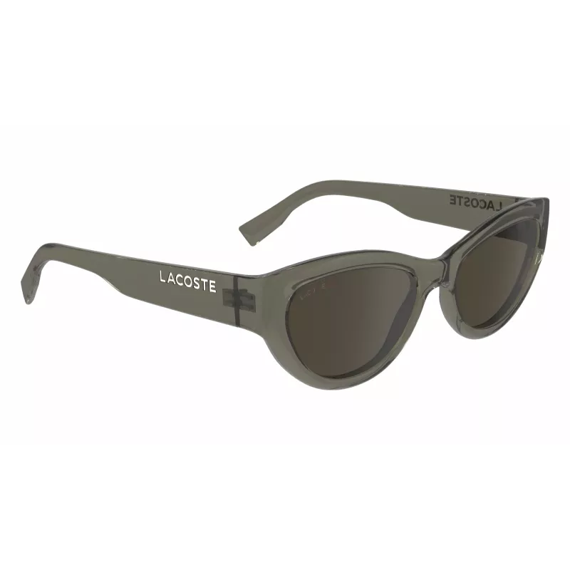 Lacoste Damen-Sonnenbrille L6013S5418210 Havana Acetat Square Frame Brown Gradient Lens 54mm