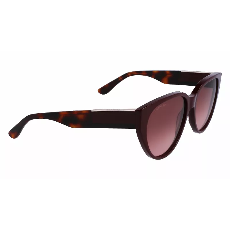 Lacoste Damen-Sonnenbrille L985S-603 Burgunderrot Gestell Grau Verlaufsglas 59mm