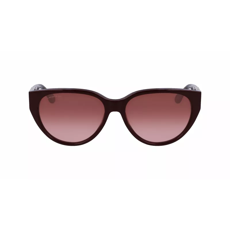 Lacoste Damen-Sonnenbrille L985S-603 Burgunderrot Gestell Grau Verlaufsglas 59mm