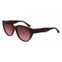 Lacoste Damen-Sonnenbrille L985S-603 Burgunderrot Gestell Grau Verlaufsglas 59mm