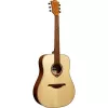 Lag GLA Tramontane 70 D Dreadnought Akustikgitarre - Decke aus massiver Fichte, Boden und Zargen aus Khaya, Griffbrett aus Branko-Rosenholz, offenporige Satin-Oberfläche, rechtshändig