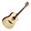 Lag GLA Tramontane 70 DC Dreadnought Cutaway Akustik-E-Gitarre - Natur