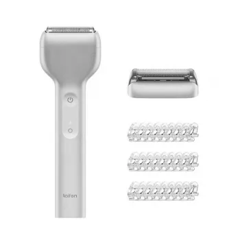 Laifen T1 Pro Elektrorasierer - Silber, 3 Drehköpfe, 15.000 U/min, Nass & Trocken, USB-C